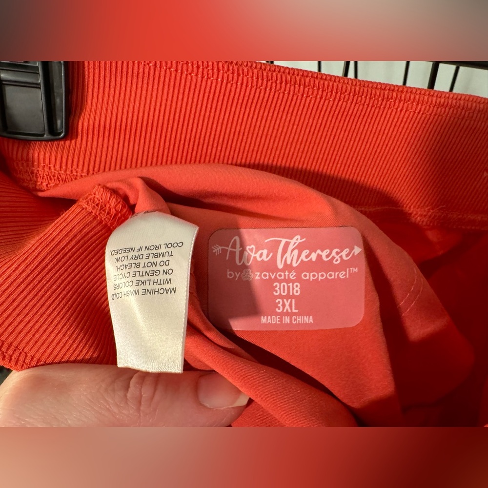 NEW Ava Therese Yoga Scrub Pants Coral 3018 Women Ladies 3X 3XL Zavate - Picture 8 of 12